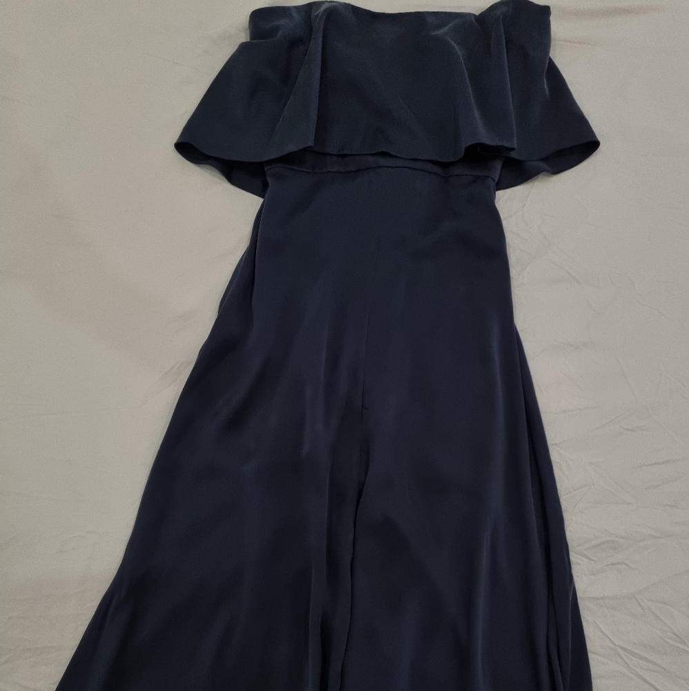 NEW ZIMMERMAN Silk Indigo Dress - Picture 4 of 7